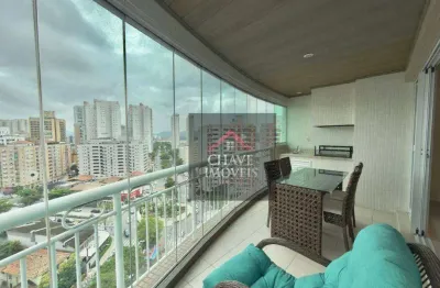 Apartamento com 3 dormitórios à venda, 199 m² por R$ 2.800.000,00 - Ponta da Praia - Santos/SP