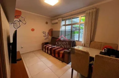Apartamento com 2 dormitórios à venda, 60 m² por R$ 430.000,00 - Embaré - Santos/SP