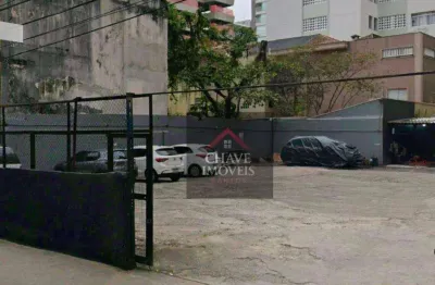Terreno para alugar, 651 m² por R$ 19.270/mês - Embaré - Santos/SP