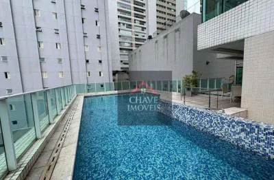 Apartamento com 2 dormitórios para alugar, 78 m² por R$ 6.000,02/mês - Gonzaga - Santos/SP