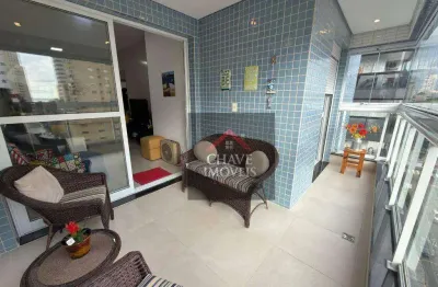 Apartamento com 3 dormitórios à venda, 101 m² por R$ 1.490.000,00 - Embaré - Santos/SP