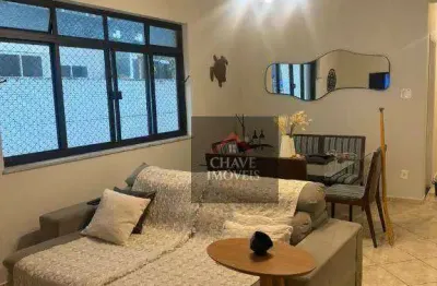 Apartamento com 3 dormitórios para alugar, 110 m² por R$ 5.500/mês - Ponta da Praia - Santos/SP