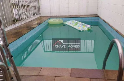 Cobertura à venda, 320 m² por r$ 1.650.000,00 - aparecida - santos/sp