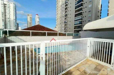 Apartamento garden com 3 dormitórios, 168 m² - venda por r$ 1.350.000,00 ou aluguel por r$ 20.000,02/mês - gonzaga - santos/sp