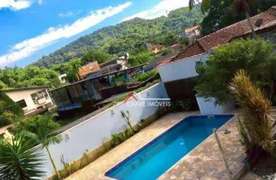 Casa com 4 dormitórios à venda, 376 m² por R$ 2.200.000,00 - Morro de Nova Cintra - Santos/SP