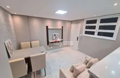 Apartamento com 2 dormitórios à venda, 76 m² por r$ 650.000,00 - josé menino - santos/sp