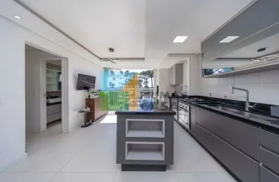 Apartamento 2 dormitórios, semi mobiliado, a venda por r$424.900, em condominio clube no atuba, pinhais