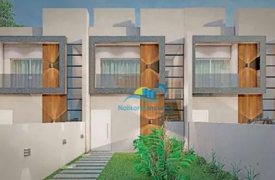 Casa com 2 suítes - bairro nossa senhora da paz - vaga para dois carros - espaço de fundos