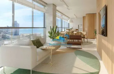 Apartamento com vista mar na planta - 3 suítes - centro