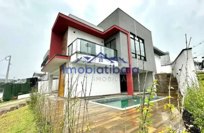 Casa moderna à venda cond. buona vita gold - atibaia - 410m²