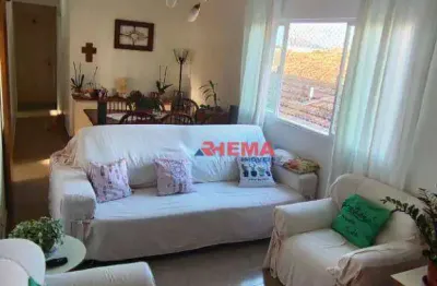 Apartamento com 3 dormitórios à venda, 96 m² por r$ 425.000,00 - aparecida - santos/sp
