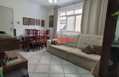 Apartamento com 3 dormitórios à venda, 80 m² por r$ 640.000,00 - embaré - santos/sp