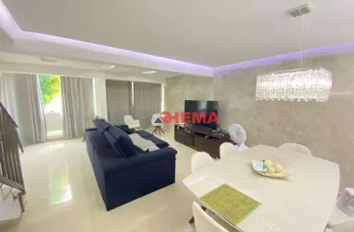 Sobrado com 4 dormitórios à venda, 212 m² por r$ 1.383.000,00 - aparecida - santos/sp