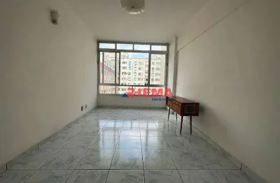 Apartamento com 1 dormitório à venda, 50 m² por r$ 350.000,00 - aparecida - santos/sp