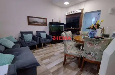 Sobrado com 3 dormitórios à venda, 89 m² por r$ 750.000,00 - marapé - santos/sp