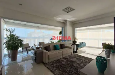 Apartamento com 4 dormitórios à venda, 293 m² por r$ 4.090.000,00 - aparecida - santos/sp