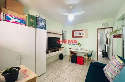 Apartamento com 1 dormitório à venda, 51 m² por r$ 440.000,00 - gonzaga - santos/sp