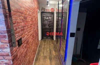 Apartamento com 2 dormitórios à venda, 95 m² por r$ 636.000,00 - josé menino - santos/sp