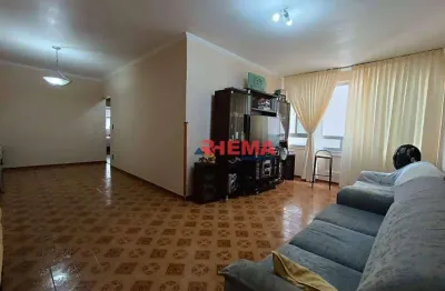 Apartamento com 3 dormitórios à venda, 138 m² por r$ 900.000,00 - embaré - santos/sp