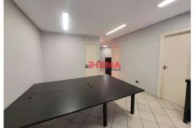 Sala à venda, 53 m² por r$ 300.000,00 - vila nova - santos/sp