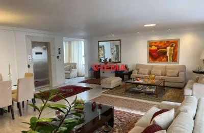 Apartamento com 4 dormitórios à venda, 257 m² por r$ 1.700.000,00 - gonzaga - santos/sp