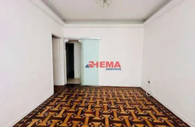 Apartamento com 3 dormitórios à venda, 75 m² por r$ 330.000,00 - vila matias - santos/sp