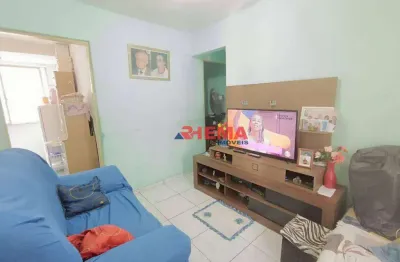 Apartamento com 1 dormitório à venda, 30 m² por r$ 210.000,00 - aparecida - santos/sp