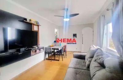 Apartamento com 3 dormitórios à venda, 68 m² por r$ 280.000,00 - aparecida - santos/sp