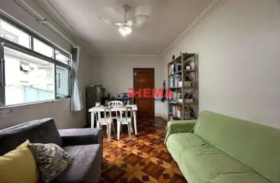 Apartamento com 3 dormitórios à venda, 102 m² por r$ 580.000,00 - aparecida - santos/sp