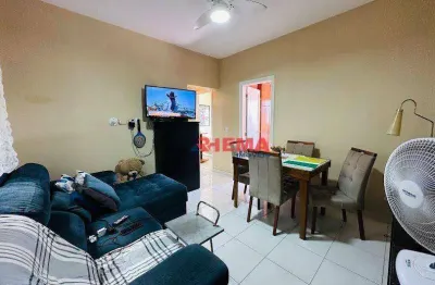 Apartamento com 2 dormitórios à venda, 62 m² por r$ 375.000,00 - ponta da praia - santos/sp