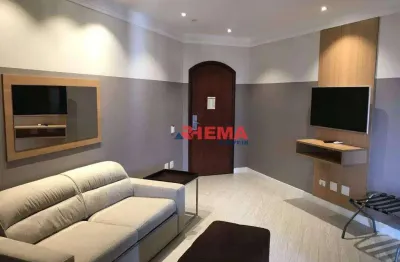 Flat com 1 dormitório à venda, 55 m² por r$ 500.000,00 - gonzaga - santos/sp