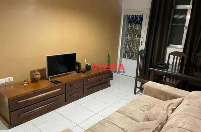 Apartamento com 1 dormitório à venda, 56 m² por r$ 260.000,00 - macuco - santos/sp