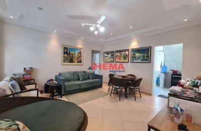 Apartamento com 2 dormitórios à venda, 86 m² por r$ 445.000,00 - aparecida - santos/sp