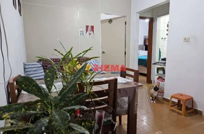 Apartamento com 1 dormitório à venda, 47 m² por r$ 245.000,00 - macuco - santos/sp