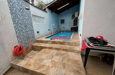 Casa com 4 dormitórios à venda, 149 m² por r$ 550.000,00 - santa maria - santos/sp