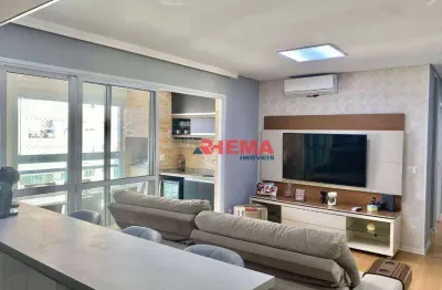 Apartamento com 2 dormitórios à venda, 78 m² por r$ 825.000,00 - ponta da praia - santos/sp