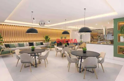 Apartamento com 3 dormitórios à venda, 127 m² por r$ 2.500.000,00 - gonzaga - santos/sp