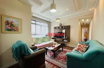 Apartamento com 2 dormitórios à venda, 55 m² por r$ 450.000,00 - embaré - santos/sp