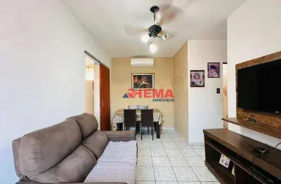 Apartamento com 2 dormitórios à venda, 62 m² por r$ 385.000,00 - campo grande - santos/sp