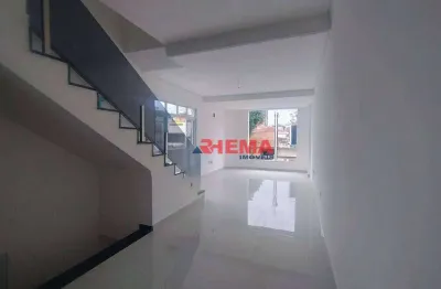 Sobrado com 3 dormitórios à venda, 141 m² por r$ 1.300.000,00 - embaré - santos/sp