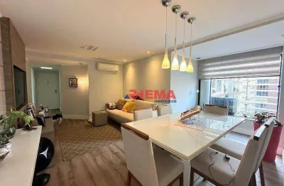 Apartamento à venda, 80 m² por r$ 860.000,00 - aparecida - santos/sp