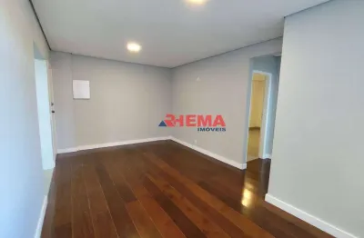 Apartamento com 2 dormitórios à venda, 90 m² por r$ 480.000,00 - campo grande - santos/sp