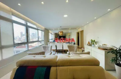 Apartamento com 4 dormitórios à venda, 152 m² por r$ 1.400.000,00 - boqueirão - santos/sp