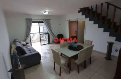 Cobertura com 4 dormitórios à venda, 305 m² por r$ 1.350.000,00 - aparecida - santos/sp