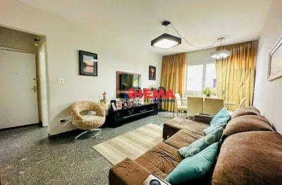 Apartamento com 2 dormitórios à venda, 103 m² por r$ 605.000,00 - aparecida - santos/sp