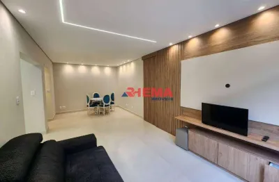 Apartamento com 2 dormitórios à venda, 83 m² por r$ 550.000,00 - ponta da praia - santos/sp