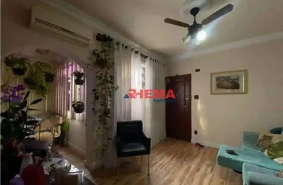 Apartamento com 2 dormitórios à venda, 69 m² por r$ 370.000,00 - embaré - santos/sp