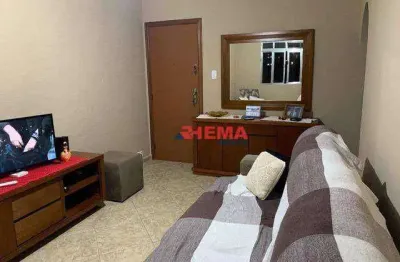 Apartamento com 2 dormitórios à venda, 60 m² por r$ 320.000,00 - vila belmiro - santos/sp