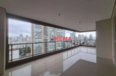 Apartamento com 3 dormitórios à venda, 210 m² por r$ 3.000.000,00 - embaré - santos/sp