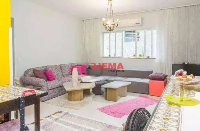 Apartamento com 2 dormitórios à venda, 151 m² por r$ 850.000,00 - boqueirão - santos/sp